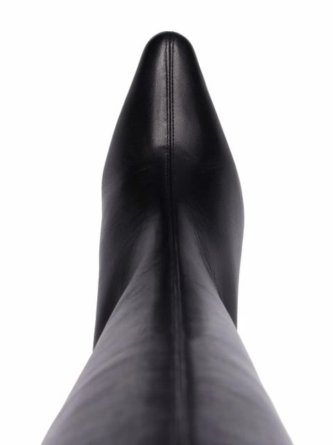 BY FAR pointed knee-length boots - Black