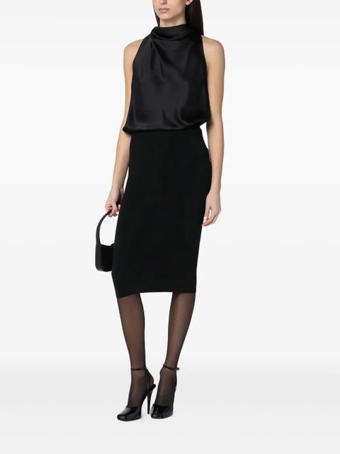 Saint Laurent wool skirt - Black