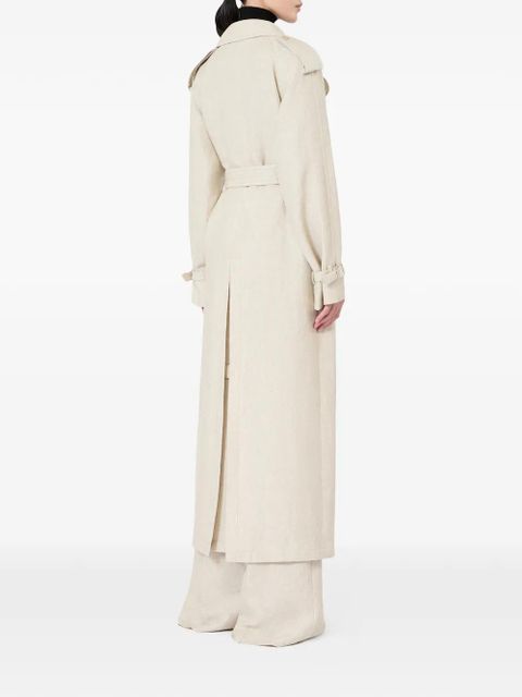 Max Mara double-breasted belted coat - Neutrals