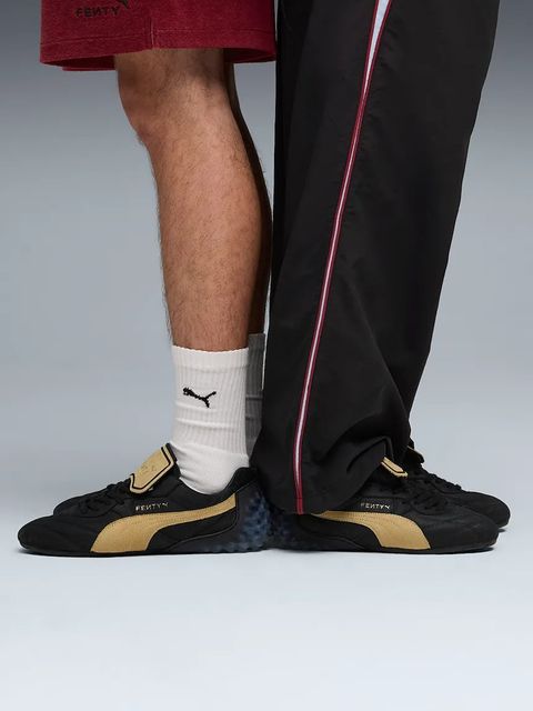 Puma sneakersy nubukowe PUMA x FENTY damskie kolor czarny 404778