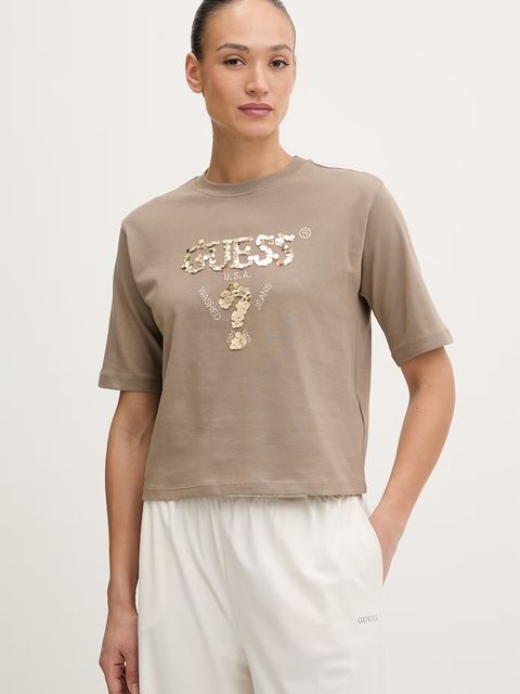 Guess t-shirt bawełniany AURLIE