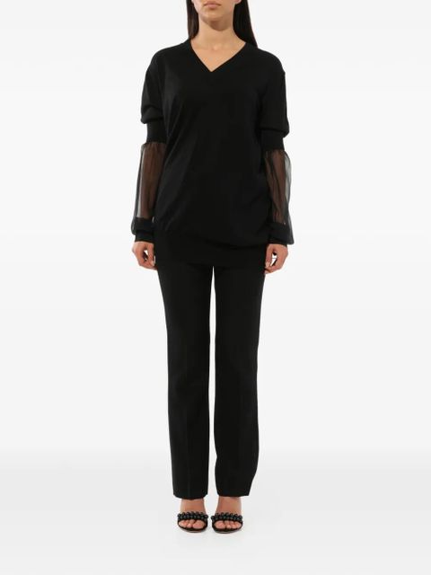 Givenchy deep v-neck top - Black - zdjęcie produktu nr 2