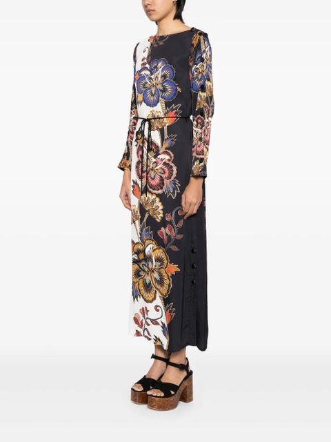 FARM Rio floral midi dress - Blue