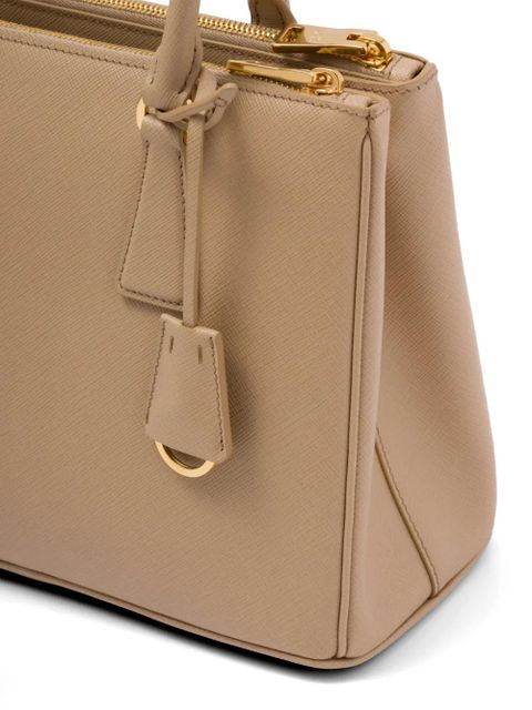 Prada medium Galleria leather tote bag - Neutrals