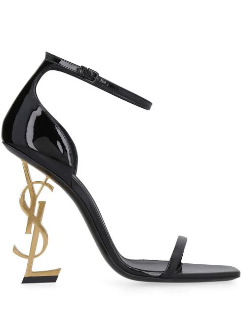 Saint Laurent 110mm Opyum sandals - Black