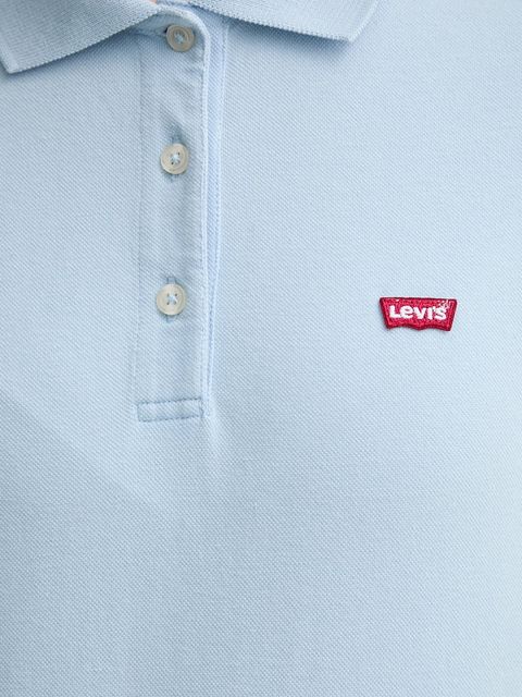Levi's polo damski kolor niebieski 001F2