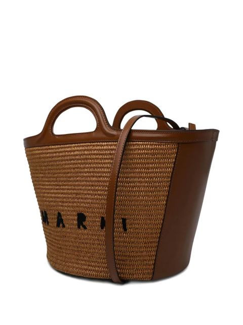 Marni small Tropicalia tote bag - Brown