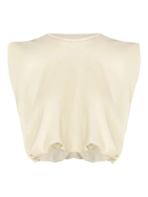 Johanna Ortiz Muraya cropped T-shirt - Neutrals - zdjęcie produktu nr 1