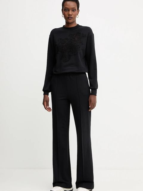 Ermanno Scervino LIFE bluza damska kolor czarny z aplikacją D474M607LEM - zdjęcie produktu nr 2