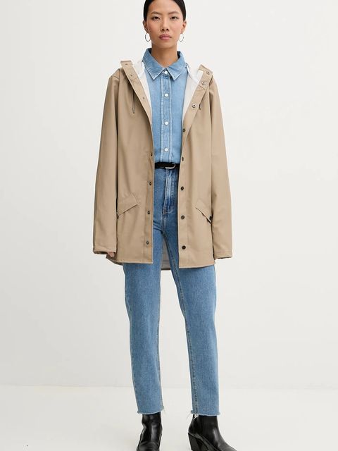 Rains kurtka 12010 Jacket W3 kolor zielony przejściowa 12010 - zdjęcie produktu nr 2