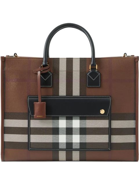 Burberry Freya tote bag - Brown - zdjęcie produktu nr 1