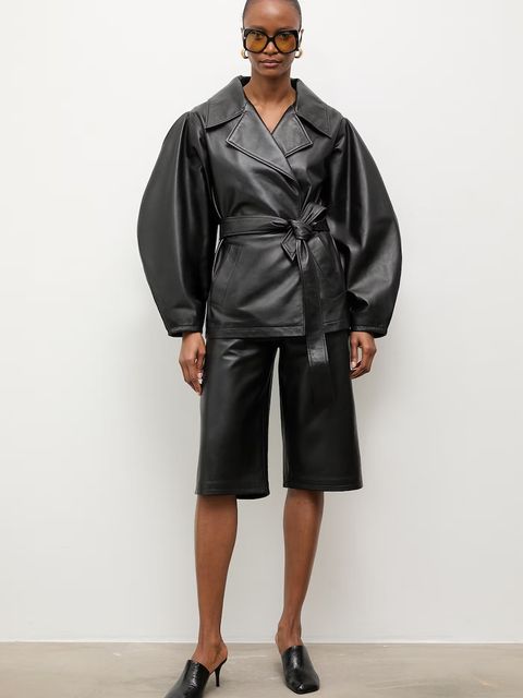 Answear.LAB spodnie damskie skórzane MADDIE z kolekcji Unscripted