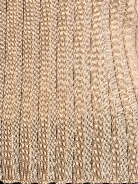 Versace ribbed long-sleeve top - Neutrals - zdjęcie produktu nr 2