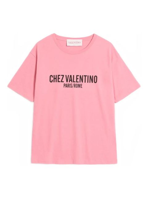 Valentino Garavani Chez-print T-shirt - Pink - zdjęcie produktu nr 1