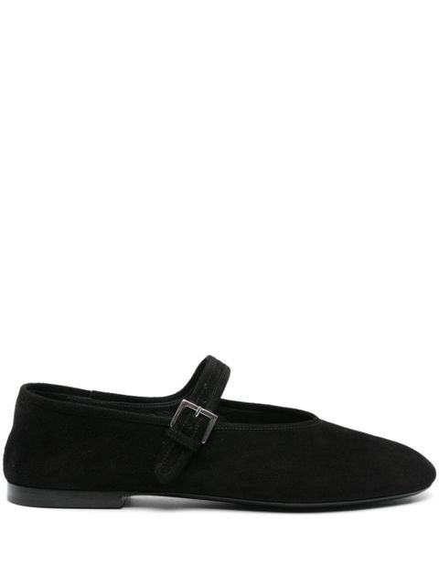 The Row Boheme MJ suede ballerina shoes - Black - zdjęcie produktu nr 1