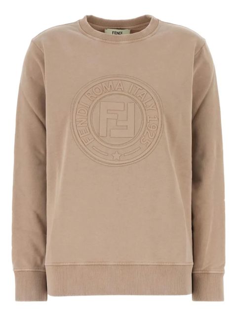 FENDI cotton sweatshirt - Brown - zdjęcie produktu nr 1