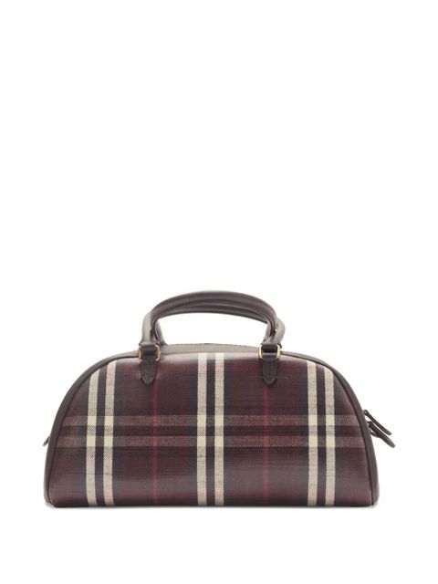 Burberry Highlands check-pattern bowling bag - Brown - zdjęcie produktu nr 2