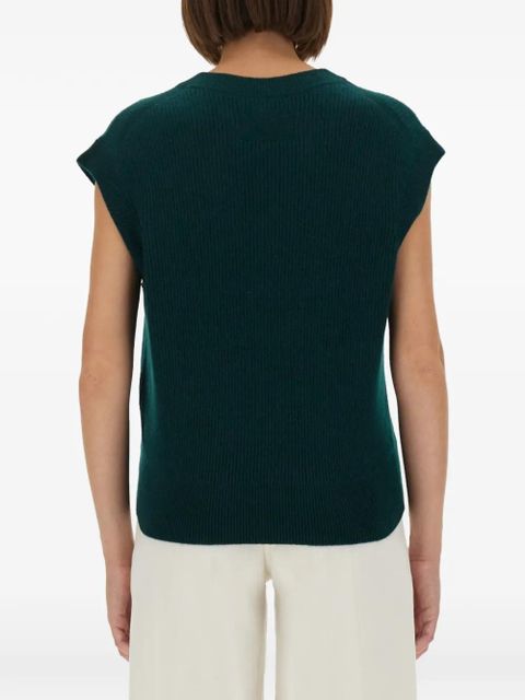Guest In Residence ribbed knit vest - Green