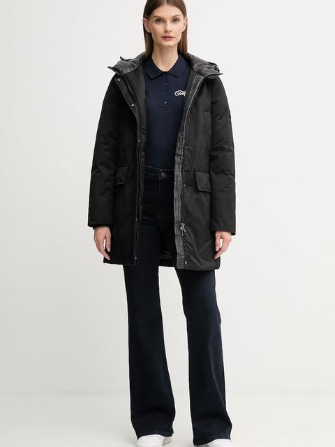 Tommy Hilfiger kurtka kolor czarny zimowa WW0WW46533