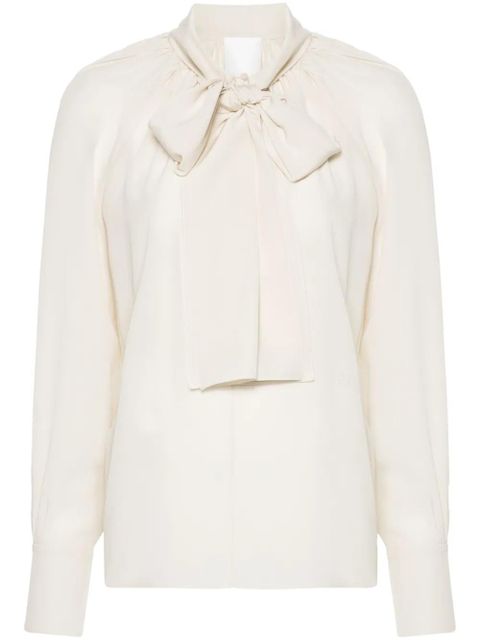 Givenchy 4G silk crepe blouse - Neutrals - zdjęcie produktu nr 1