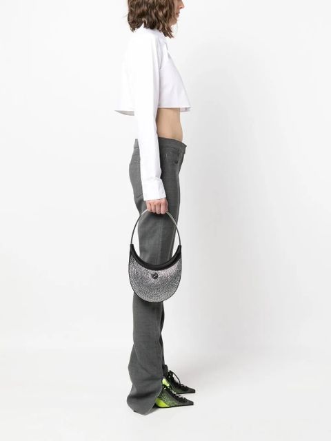 Coperni crystal-embellished Swipe bag - Black - zdjęcie produktu nr 2