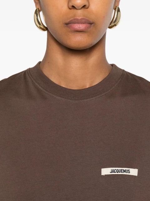 Jacquemus The Gros Grain T-shirt - Brown