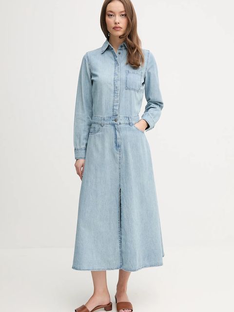 United Colors of Benetton sukienka jeansowa - zdjęcie produktu nr 1