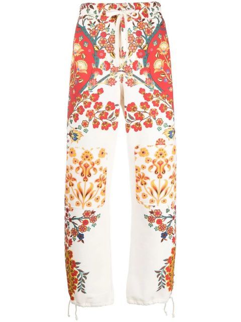 ETRO floral-print track pants - White - zdjęcie produktu nr 1