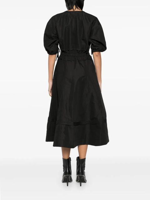 3.1 Phillip Lim gathered sleeves dress - Black