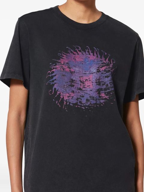 MARANT ÉTOILE Zoeline graphic T-shirt - Black