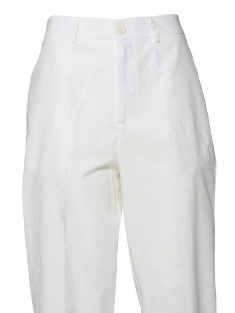 SOLOTRE cotton trousers - White