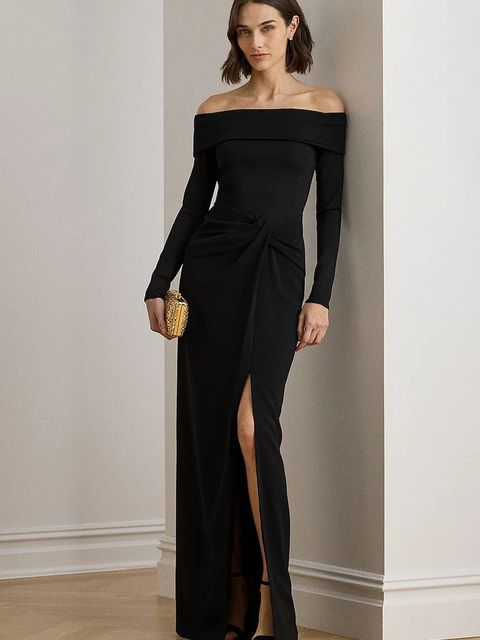 Lauren Ralph Lauren sukienka kolor czarny maxi dopasowana 253982108 - zdjęcie produktu nr 1