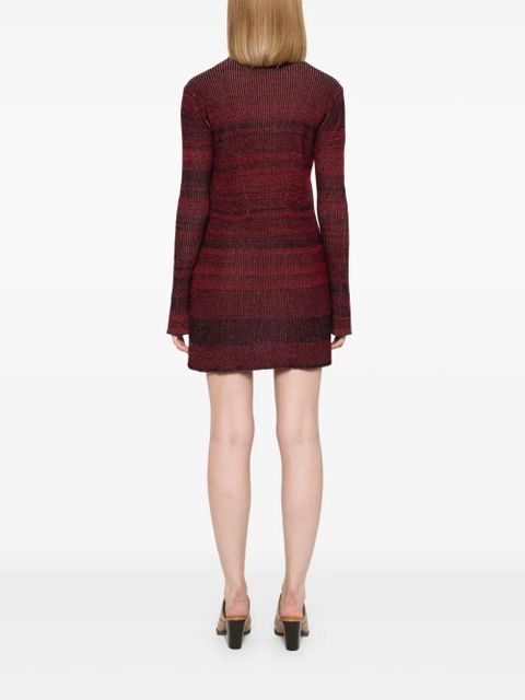 Golden Goose Meret knitted mini dress - Red
