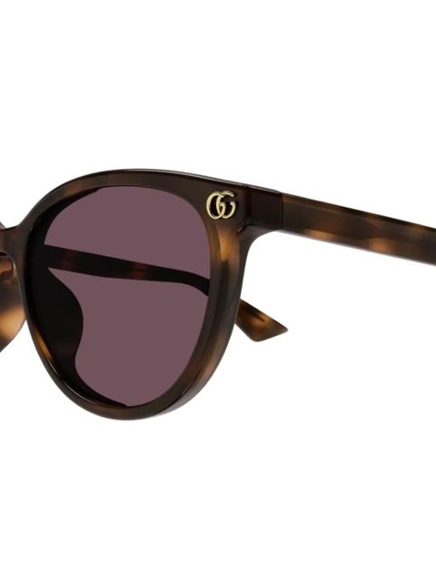 Gucci Eyewear square frame sunglasses - Brown