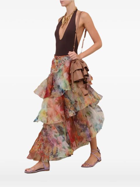 ZIMMERMANN Luna halter-neck bodysuit - Brown - zdjęcie produktu nr 1