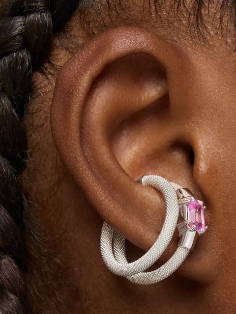 Tous nausznica srebrna TOUS MESH LGG 1004502800