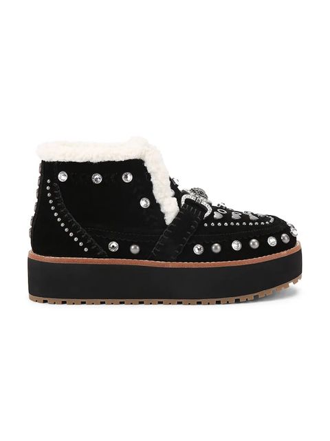 Kurt Geiger London śniegowce zamszowe Mansion Cosy Boot kolor czarny 4993900029 - zdjęcie produktu nr 1