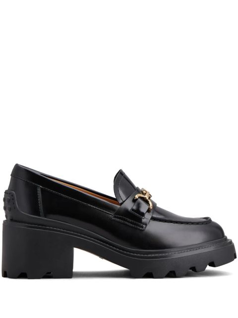 Tod's 60mm leather loafers - Black - zdjęcie produktu nr 1