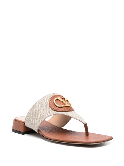 Valentino Garavani VLogo Signature sandals - Neutrals - zdjęcie produktu nr 2
