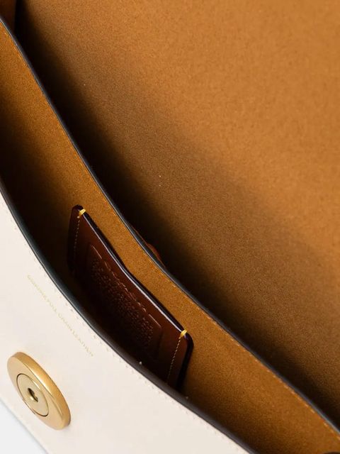 Coach torebka skórzana TABBY kolor beżowy CY919