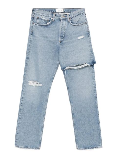 AGOLDE ripped cotton jeans - Blue - zdjęcie produktu nr 1
