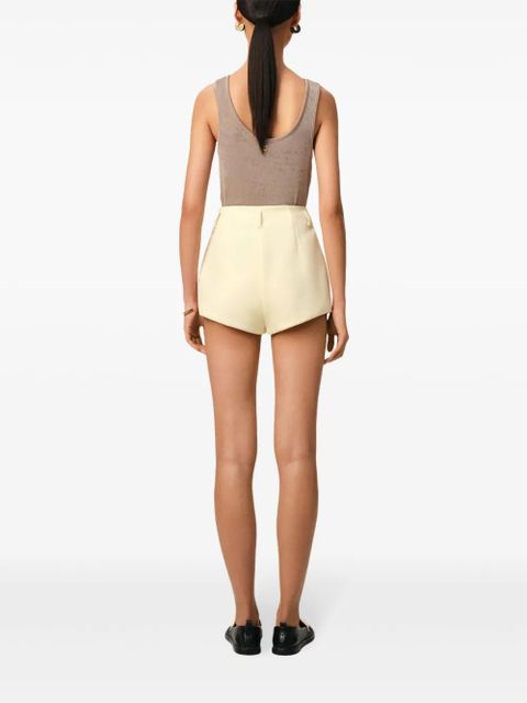 AMI Paris High Waist Mini Short - Neutrals