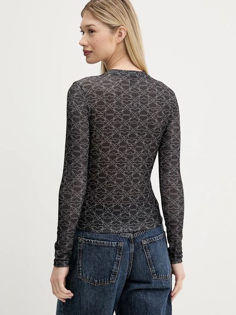 HUGO longsleeve kolor szary 50542422 - zdjęcie produktu nr 2