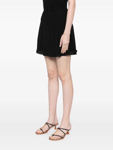 Reformation Brandy bow-detailing miniskirt - Black