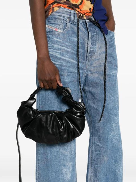 Diesel Grab-D ruched tote bag - Black - zdjęcie produktu nr 2