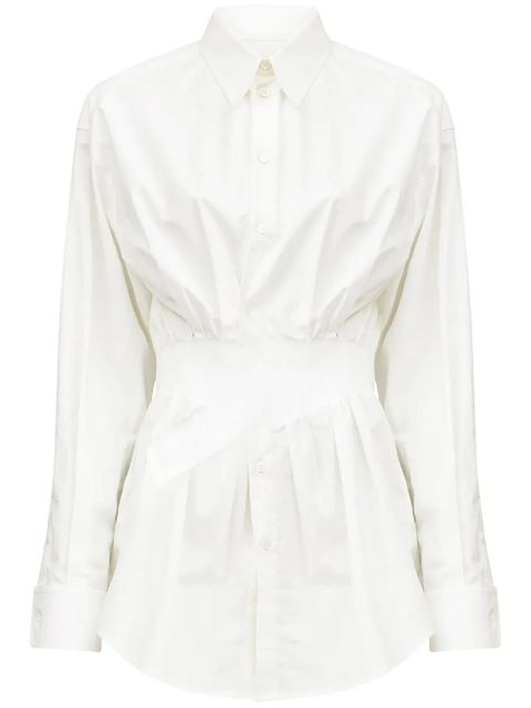 MM6 Maison Margiela cotton shirt - White - zdjęcie produktu nr 1