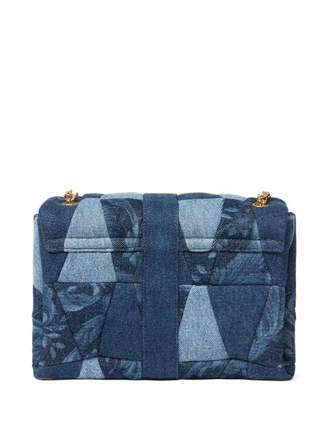 Versace Kleio denim quilted shoulder bag - Blue - zdjęcie produktu nr 2