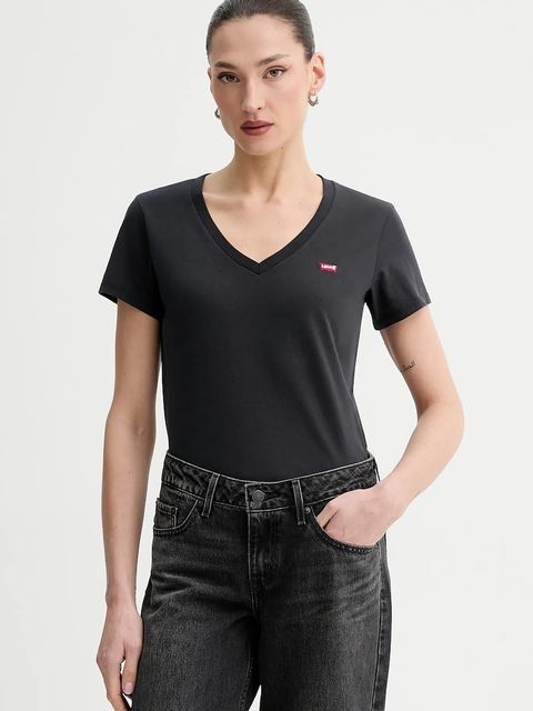 Levi's t-shirt bawełniany PERFECT VNECK 2-pack - zdjęcie produktu nr 1