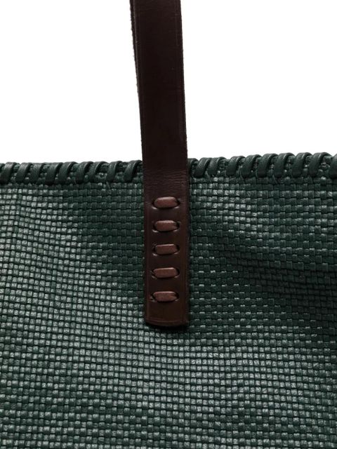 DRAGON DIFFUSION leather tote bag - Green
