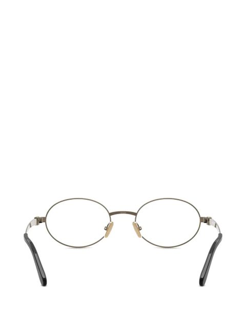 Miu Miu round-frame glasses - Gold